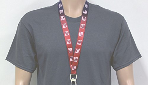 NFL New York Giants Ombre Lanyard, Dark Blue/Red, One Size 0