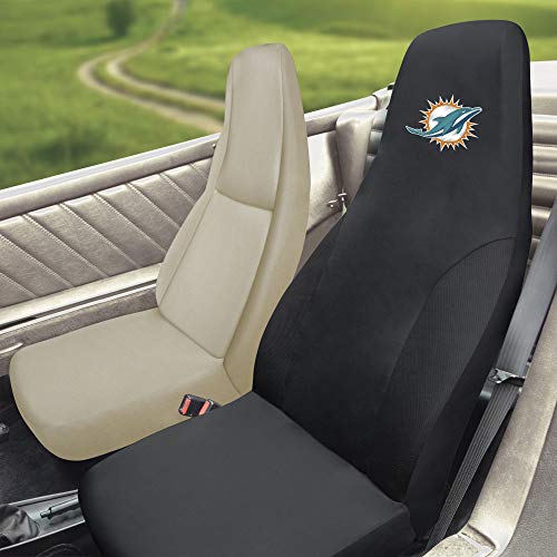 NFL 15600 Miami Dolphins Embroidered Seat Cover 20"x48"