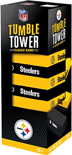 Game Day - NFL Pittsburgh Steelers - Tumble Tower, Real Wood Blocks