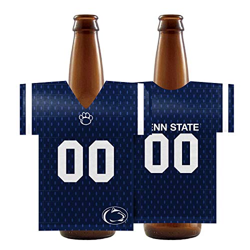 Logo Brands NCAA Penn State Nittany Lions Jersey Bottle Coozie  One Size