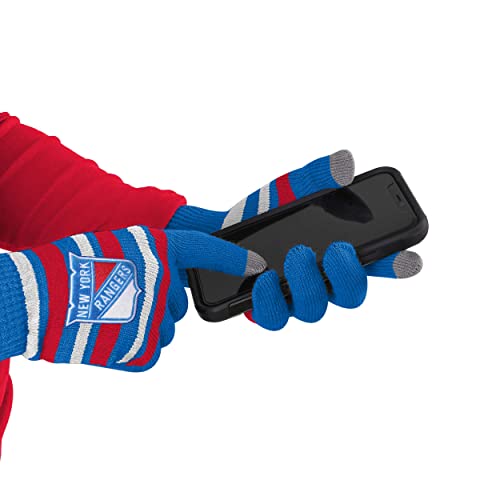 NCAA Knit Gloves NY Rangers One Size