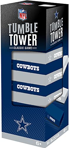 Game Day - NFL Dallas Cowboys - Tumble Tower, Real Wood Blocks