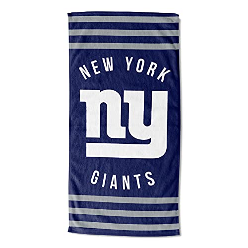 NFL New York Giants Beach Towel, 30" x 60", Stripes