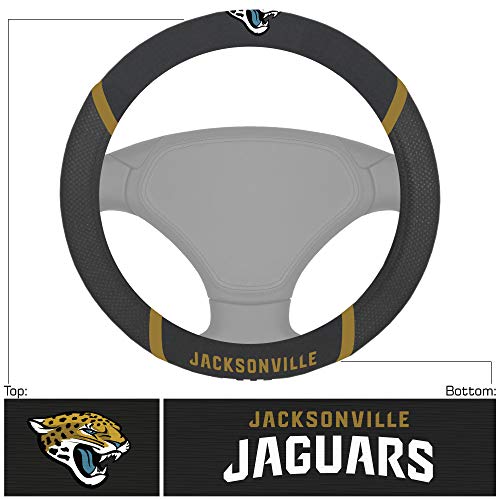 NFL Jacksonville Jaguars Embroidered Steering Wheel Cover