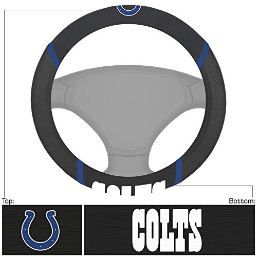 NFL Indianapolis Colts Embroidered Steering Wheel Cover