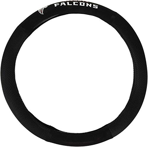 NFL Atlanta Falcons Embroidered Steering Wheel Cover 15 Inch Diameter