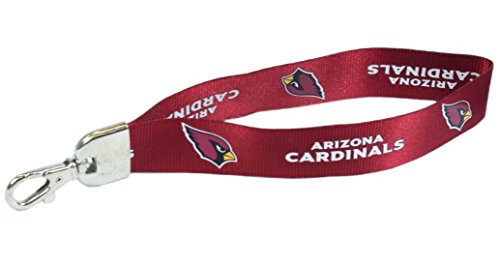 NFL Arizona Cardinals Wristlet Lanyard, Red, One Size