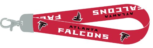 NFL Atlanta Falcons Wristlet Lanyard, Red, One Size