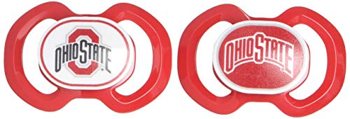 2pk Baby Pacifiers (NCAA Ohio State)