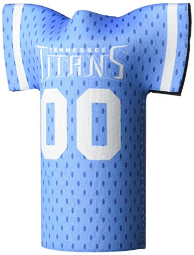 Logo Brands NFL Tennessee Titans Jersey Bottle Coozie One Size