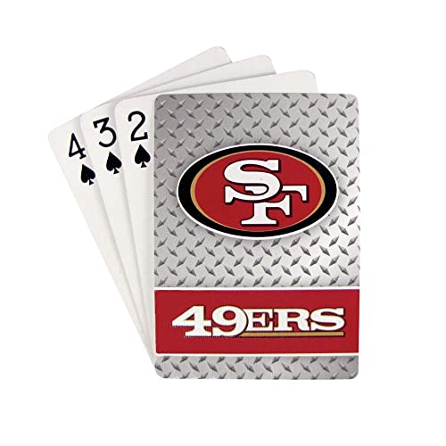 NFL San Francisco 49ers Playing Cards Diamond Plate