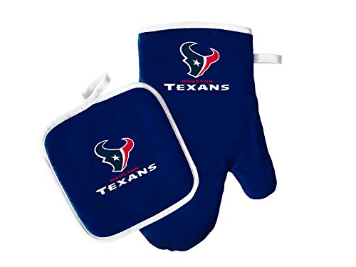 NFL Houston Texans Oven Mitt and Pot Holder Set One Size