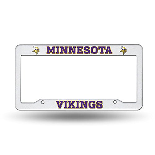 NFL Minnesota Vikings Plastic Frame, 15 x 8, Logo Color