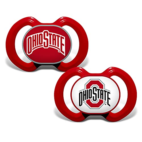 2pk Baby Pacifiers (NCAA Ohio State)