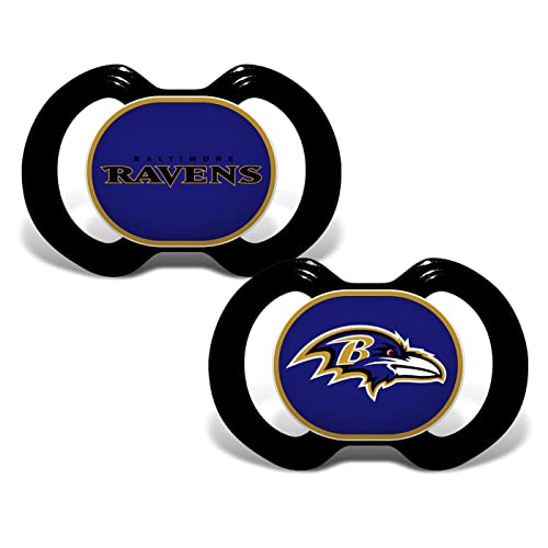 Baltimore Ravens NFL 2-Pack Pacifiers One Size