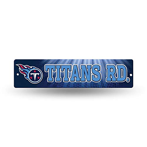 NFL Plastic 4x16 Street Sign Titans 3.75 x 16-"