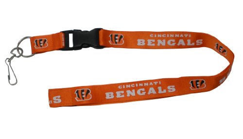 NFL Cincinnati Bengals Lanyard, Orange One Size