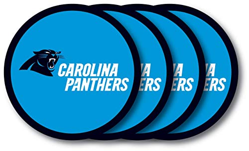 NFL Carolina Panthers Coaster 4 Pack Set