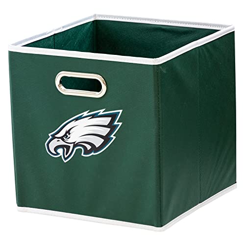 Franklin Sports NFL Philadelphia Eagles Collapsible Storage Bin 11"x10.5"x10.5"