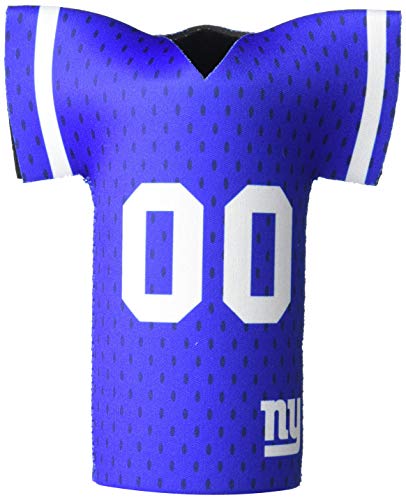 Logo Brands Officially Licensed NFL New York Giants Jersey Bottle Coozi One Size