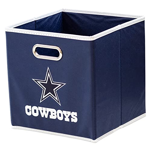 Franklin Sports NFL Dallas Cowboys Collapsible Storage Bin - 11"x10.5"x10.5"