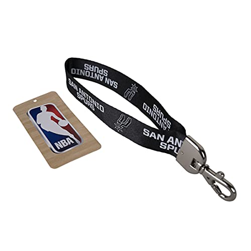 San Antonio Spurs Wristlet Lanyard NBA Keychain Key Chain Car Auto Ring