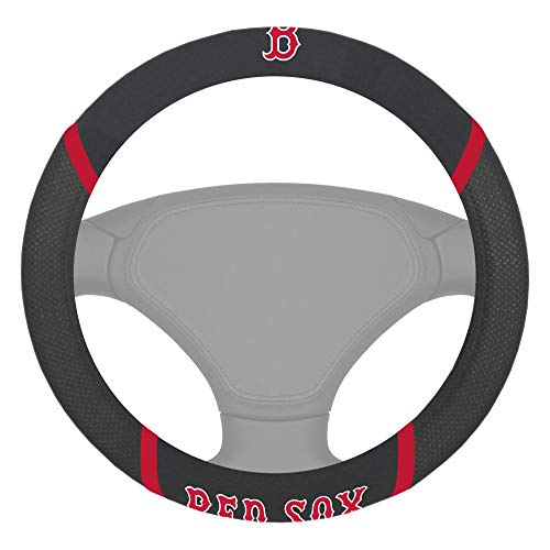 MLB Boston Red Sox Embroidered Steering Wheel Cover