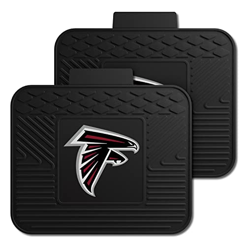 NFL Atlanta Falcons Back Row Car Mats - 2 Piece Set, 14in. x 17in., Uni One Size