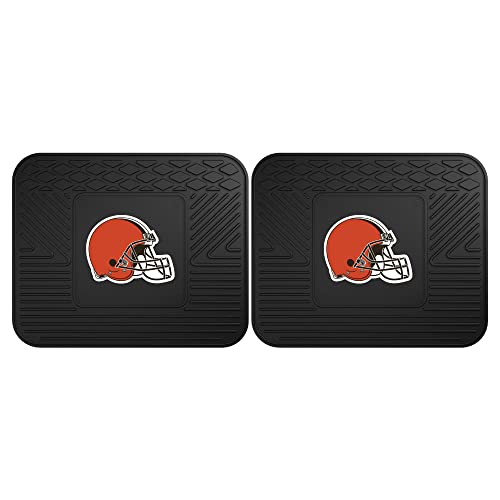 NFL - Cleveland Browns Utility Mat - 2 Piece , 14"x17" One Size