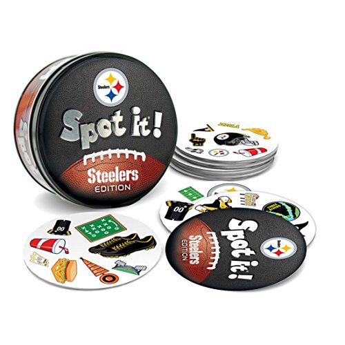 NFL Spot It! Pittsburgh Steelers Edition, Multi, One Size (41754)