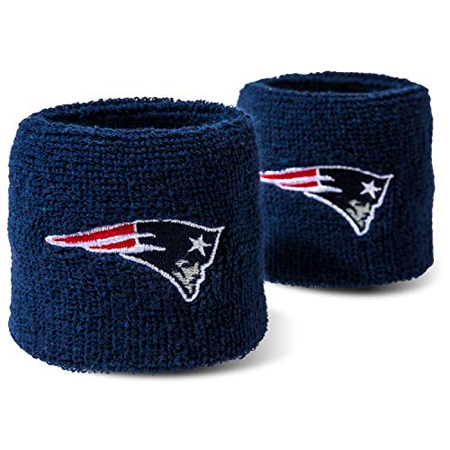 Franklin Sports NFL New England Patriots Embroidered Wristbands