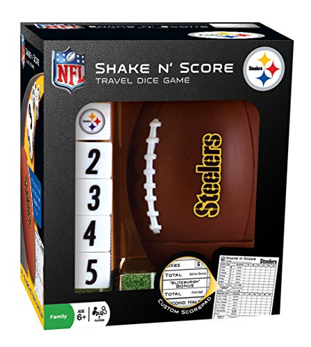 NFL Pittsburgh Steelers Shake N' Score Travel Dice Game