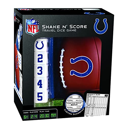 NFL Indianapolis Colts Shake N' Score Travel Dice Game