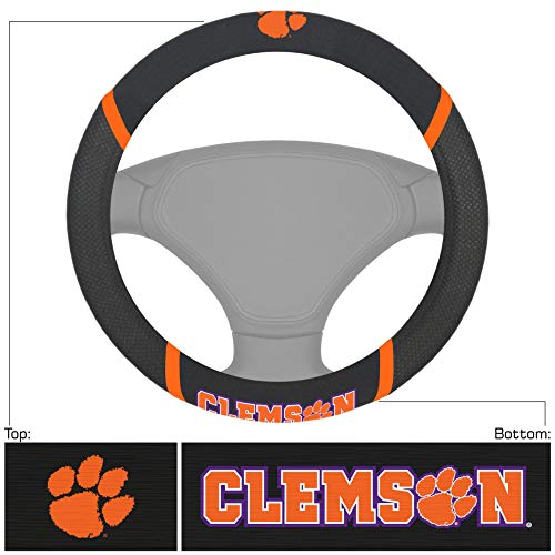 NCAA Clemson University Tigers Polyester Steering Wheel Cover , 15"x15 15" x 15"