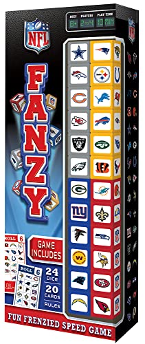 NFL League Fanzy Dice Game, for 2-4 Players, Ages 6+