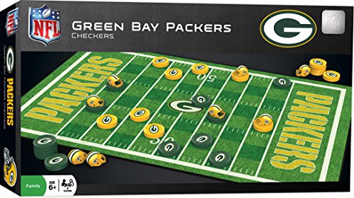 NFL Green Bay Packers Checkers Board Game , 13" x 21"