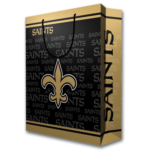 NFL New Orleans Saints Gift Bag, Large L L