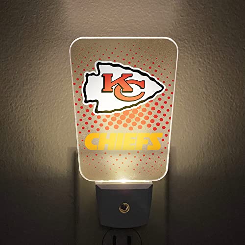 Party Animal NFL Kansas City Chiefs Team Night Light, Team Color