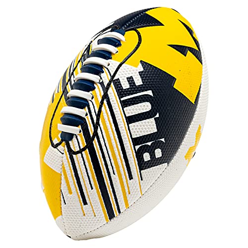 Franklin NCAA Michigan Wolverines Football - Youth 8.5 SpaceLace