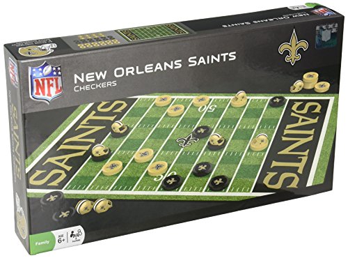 NFL New Orleans Saints Checkers Board Game , 13" x 21"