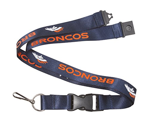 NFL Denver Broncos Lanyard Blue, Standard