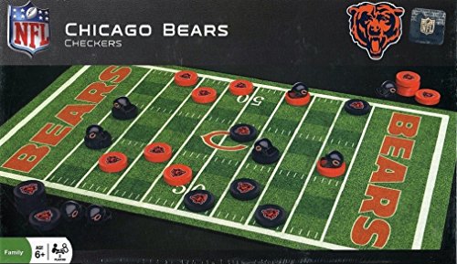 NFL Chicago Bears Checkers Board Game , 13" x 21"