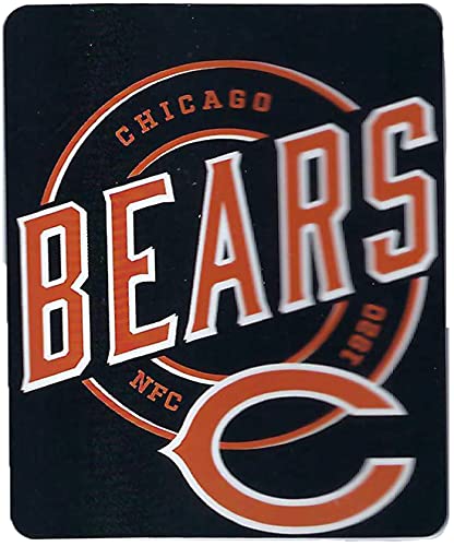 NFL Chicago Bears Fleece Throw Blanket, 50" x 60", Campaign