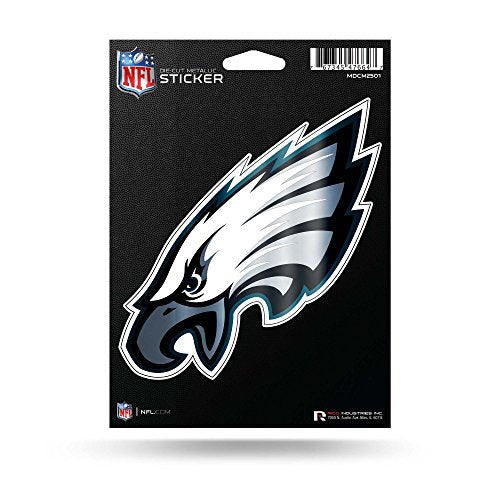 NFL Philadelphia Eagles Die Cut Metallic Sticker One Size