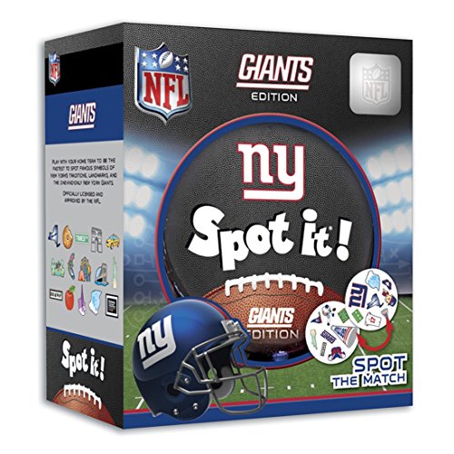 NFL Spot it Game NY Giants 6" X 2.875" X 5.125"