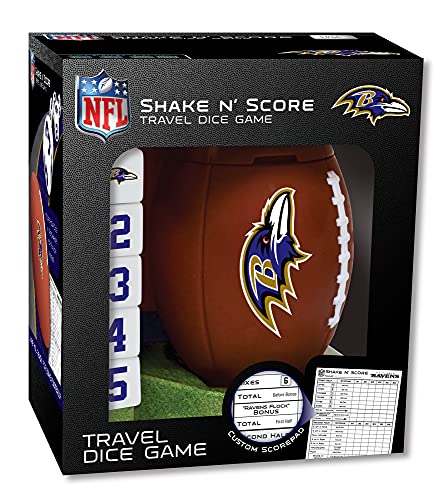 Game Day - NFL Baltimore Ravens - Shake N' Score Dice Game