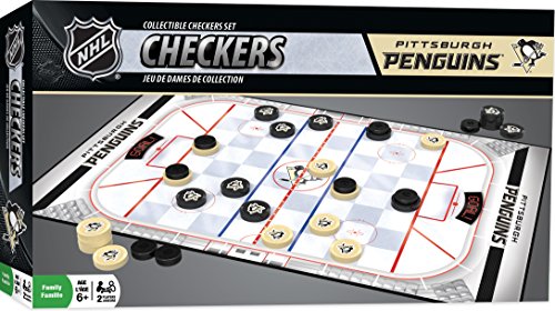 NHL Pittsburgh Penguins Checkers Board Game , 13" x 21"