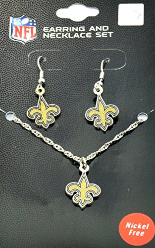 NFL New Orleans Saints Earring/Necklace Set