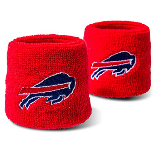 Franklin Sports NFL Buffalo Bills Embroidered Wristbands