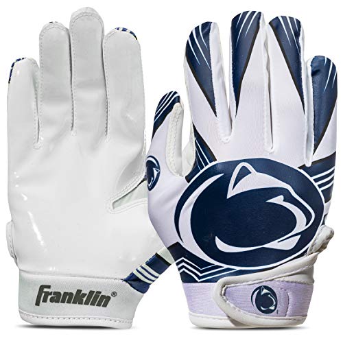 Franklin NCAA Penn State Nittany Lions Youth Football Receiver Gloves - S/XS